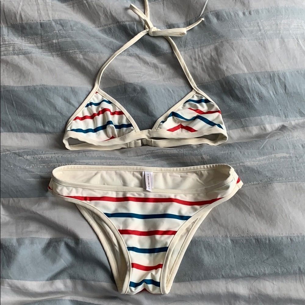 Solid And Striped Bikini Xs - image 2